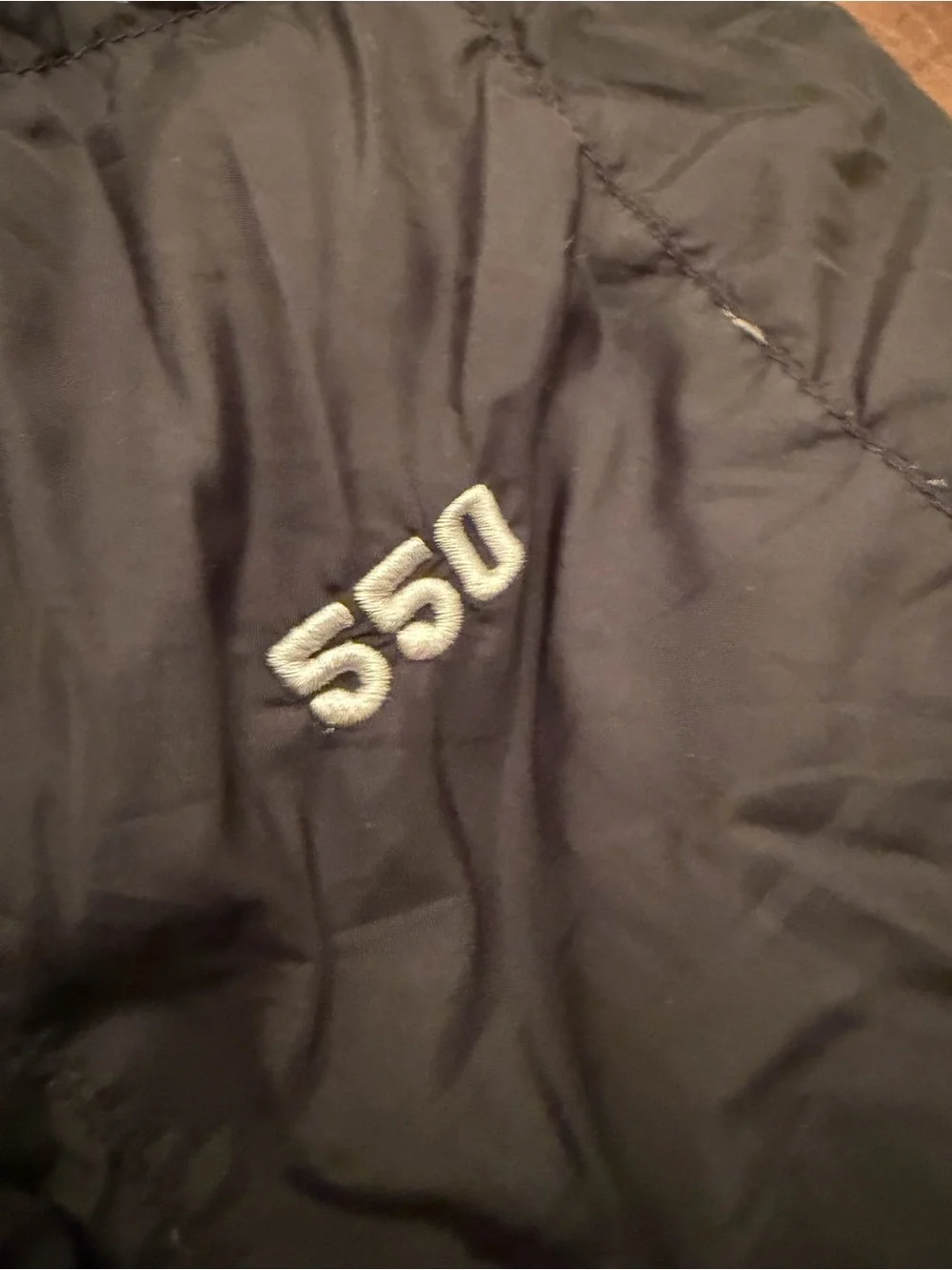 The North Face 550 Fill Power Down Puffer Jacket Black Men’s XL